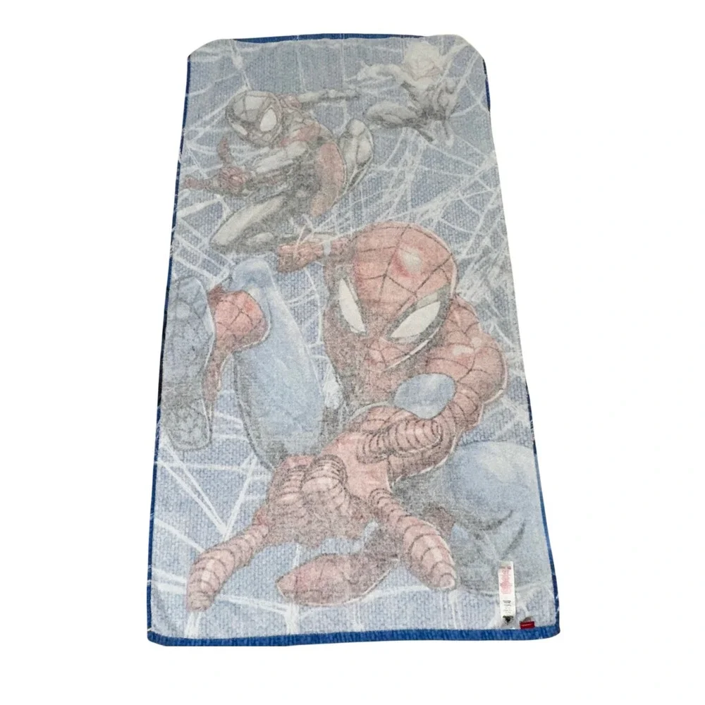 Lot‎ 2 Disney Marvel Spiderman Beach Towel Kids Bath Towel Soft Cotton Blend
